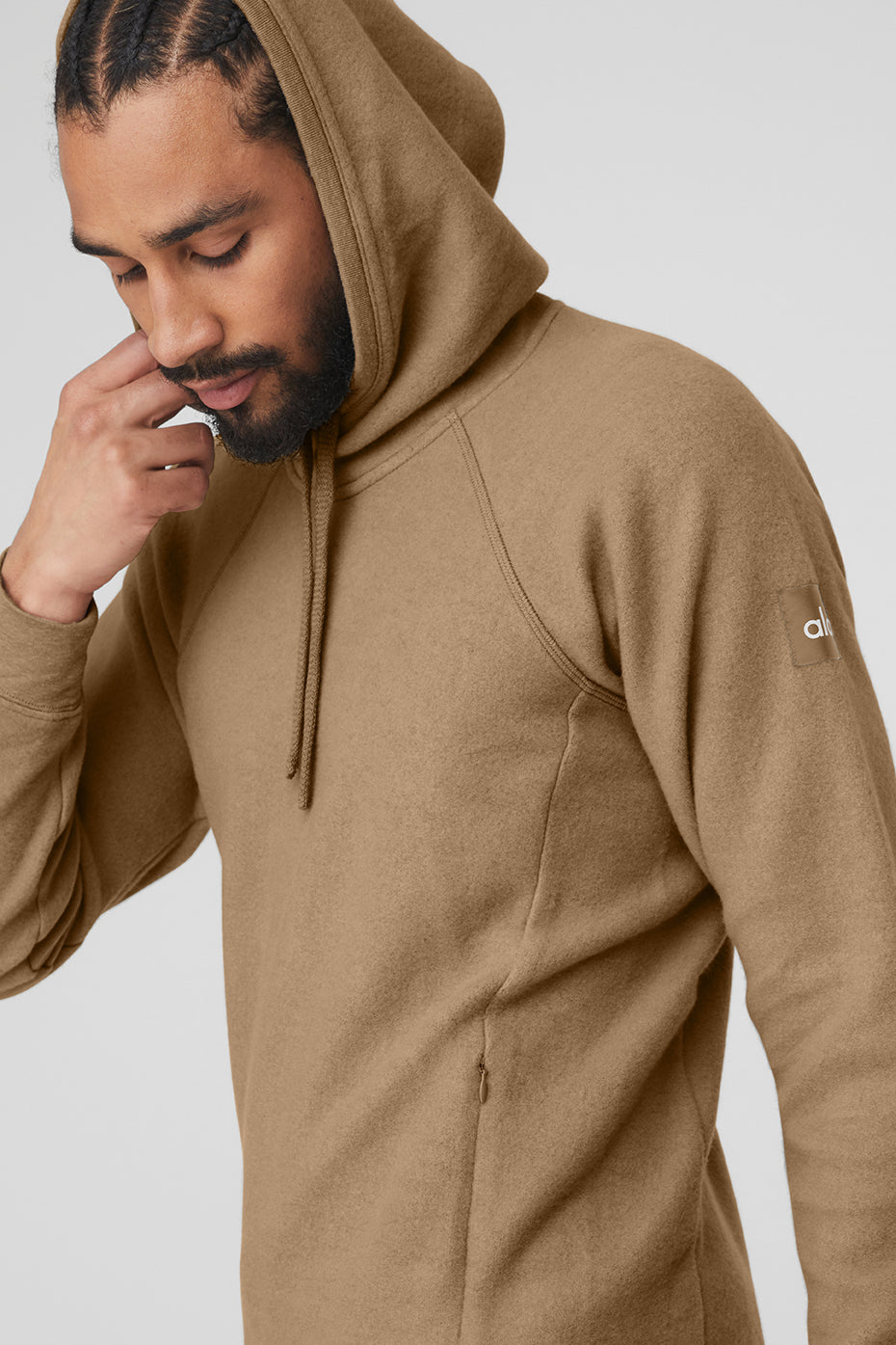 Brown Men's Alo Yoga The Triumph Hoodie | OFM-045369