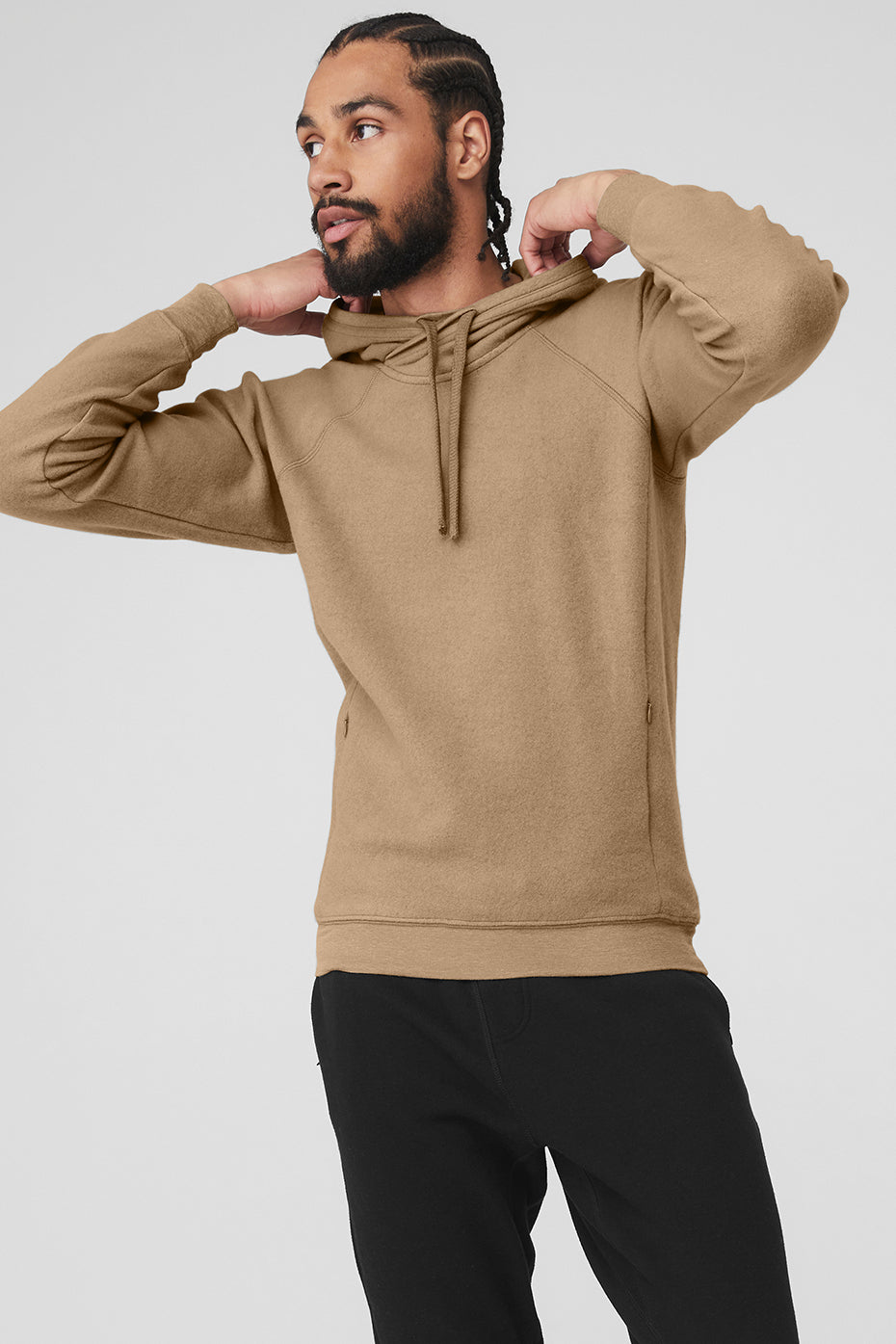 Brown Men\'s Alo Yoga The Triumph Hoodie | OFM-045369