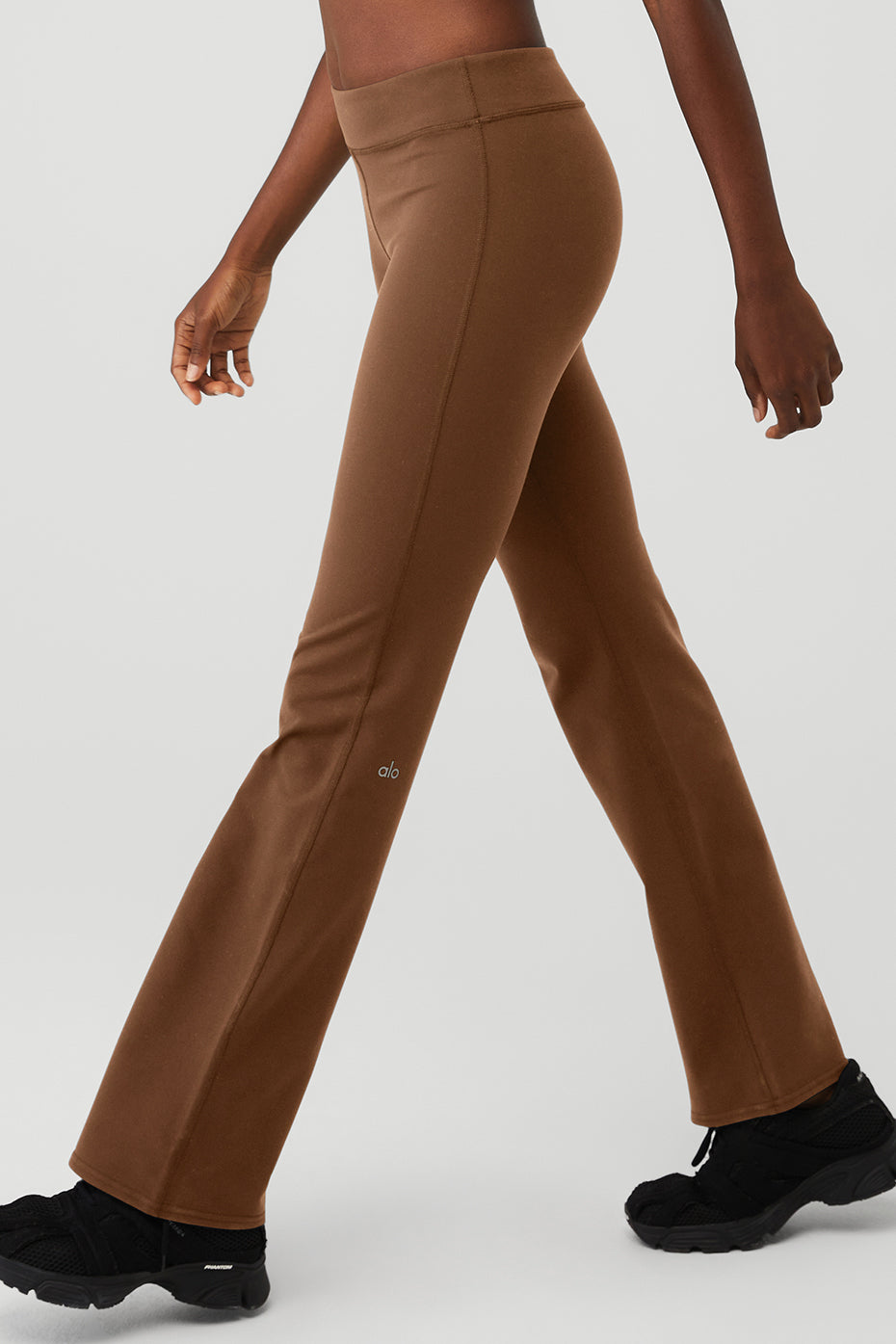 Brown Women's Alo Yoga Airbrush Low-Rise Bootcut Leggings | YDC-256784