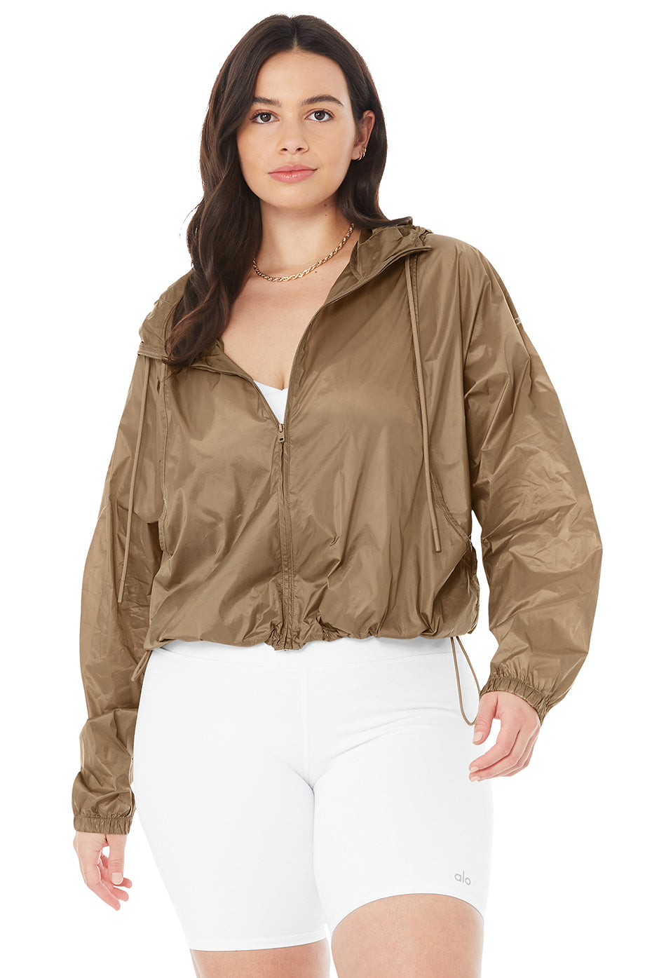 Brown Women's Alo Yoga Sprinter Jackets | TID-041762