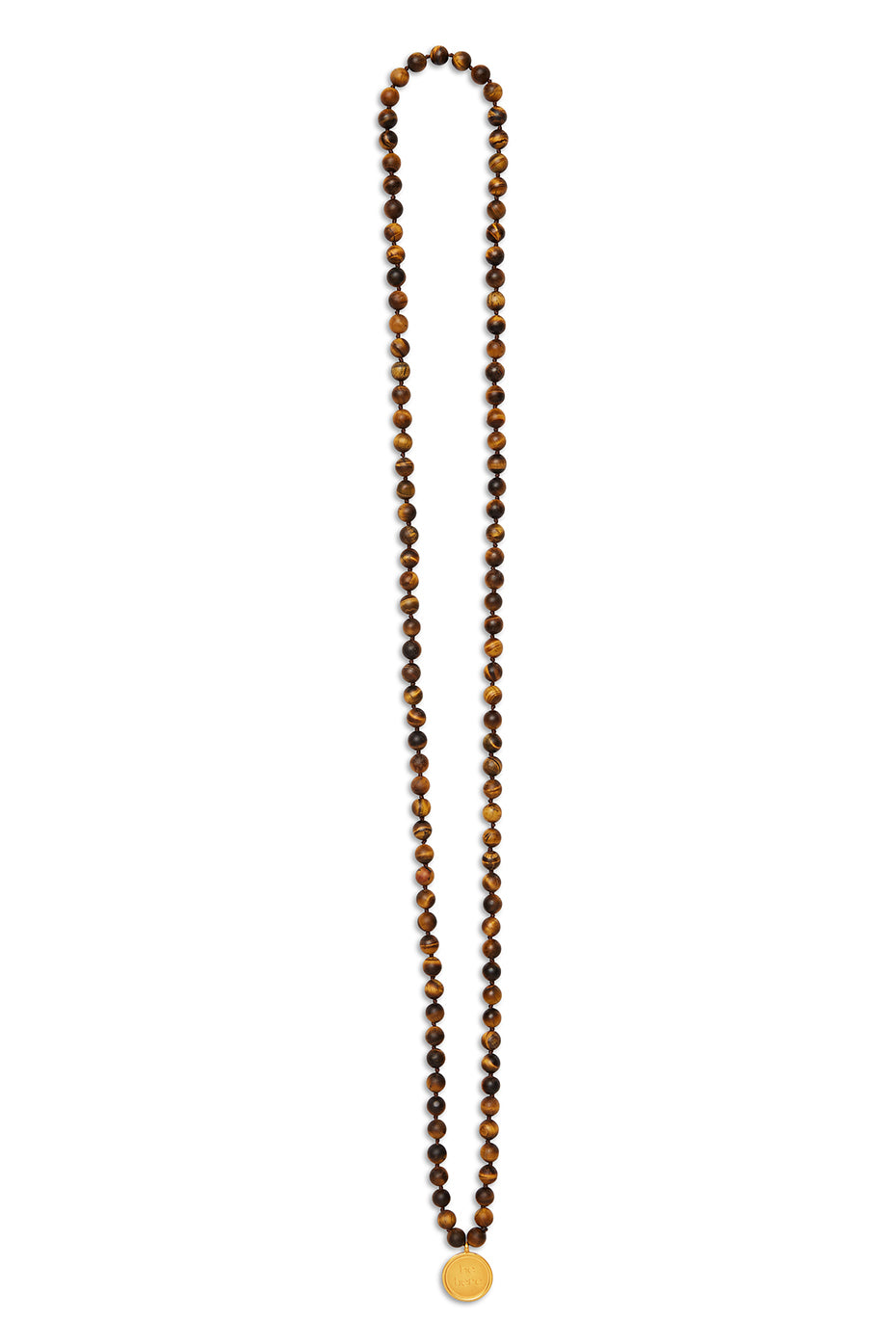 Brown Women's Alo Yoga Tiger’s Eye Mala Necklace Jewelry | JEU-408759