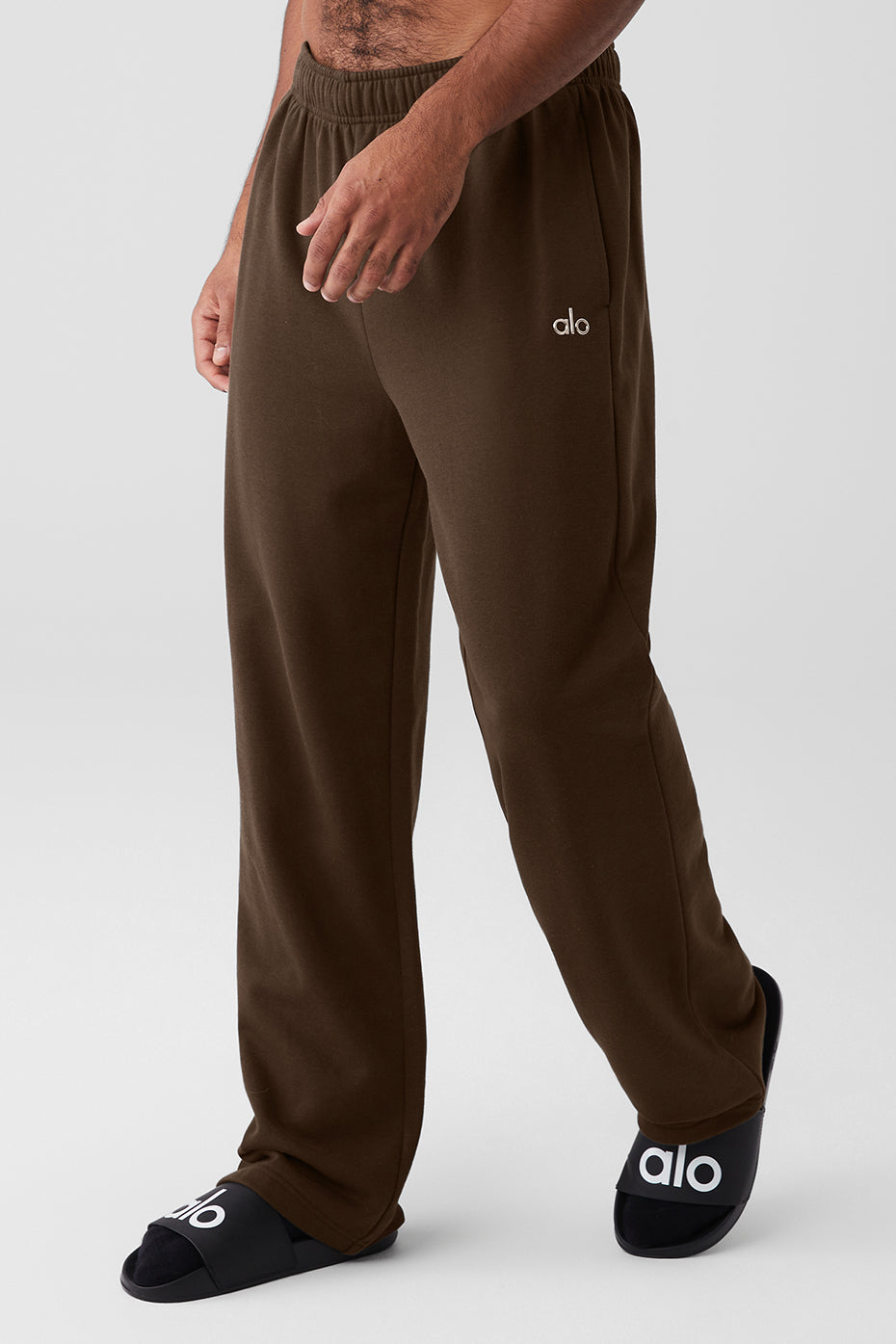 Chocolate Men's Alo Yoga Accolade Straight Leg Sweatpants | FIQ-578216