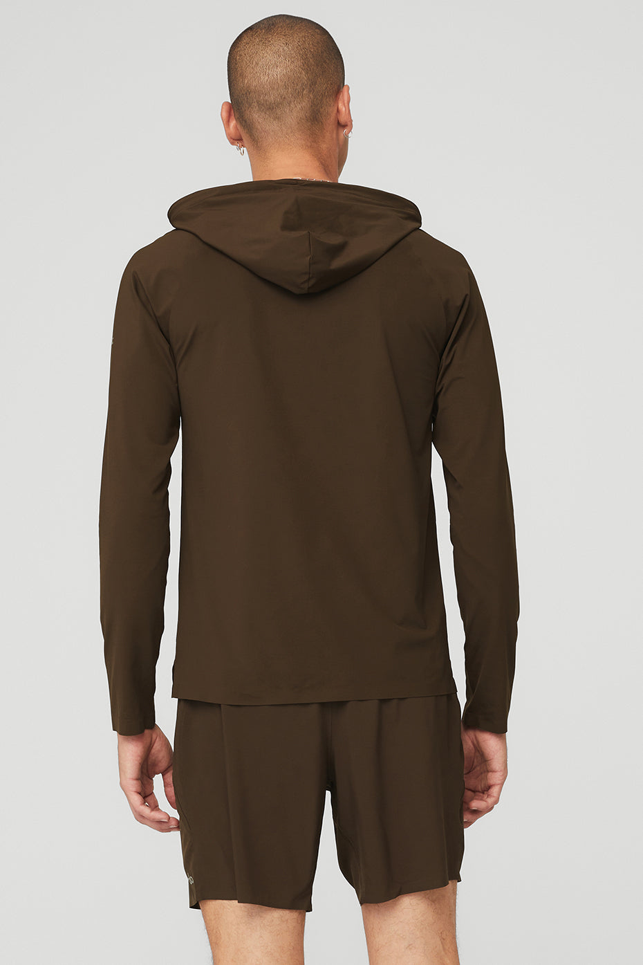 Chocolate Men's Alo Yoga Idol Runner Hoodie | BKH-603417