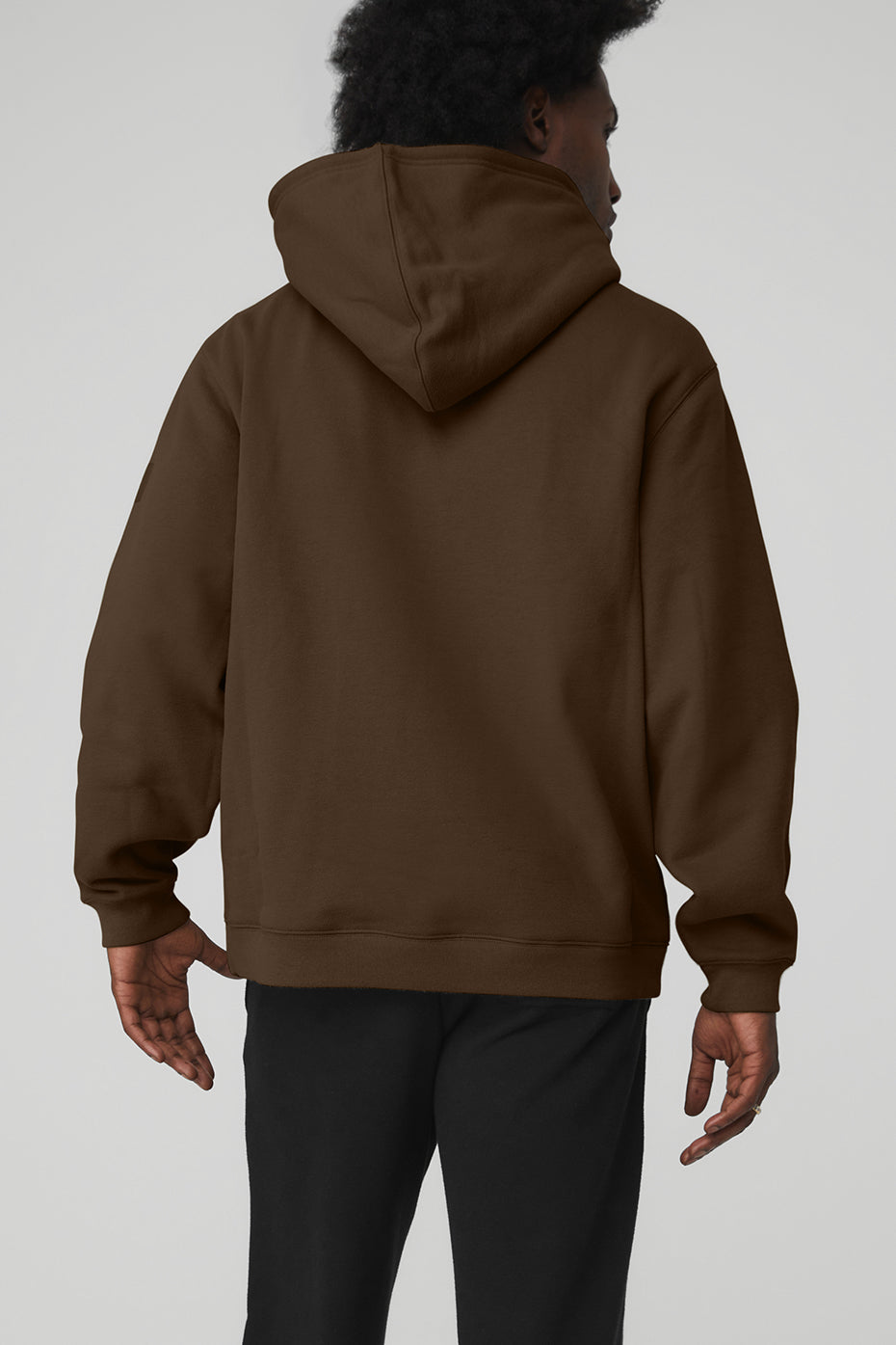 Chocolate Men's Alo Yoga Renown Heavy Weight Hoodie | UNH-924618