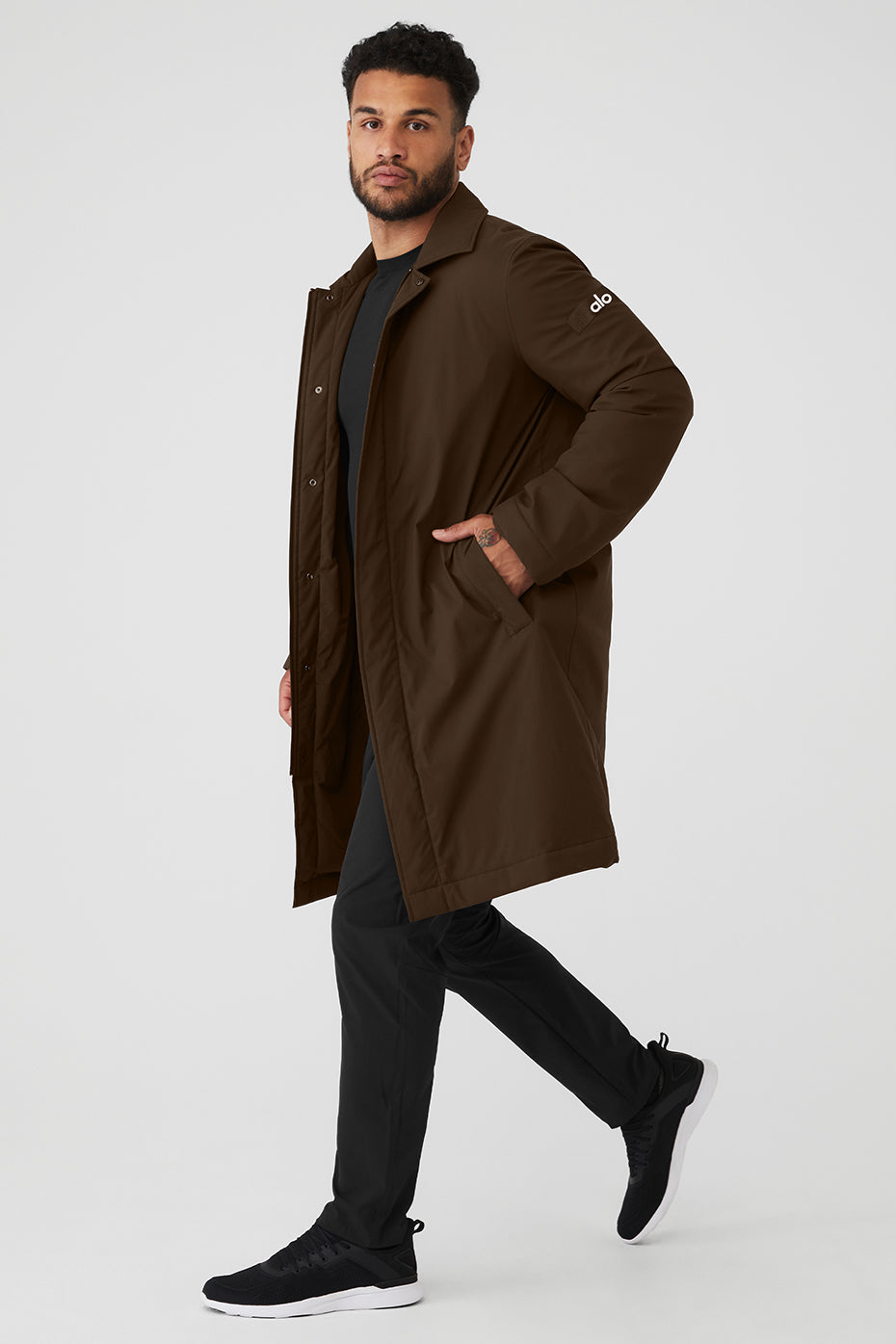 Chocolate Men's Alo Yoga Signature Coats | WBJ-704865