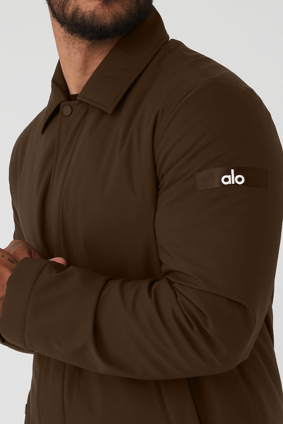 Chocolate Men's Alo Yoga Signature Coats | WBJ-704865