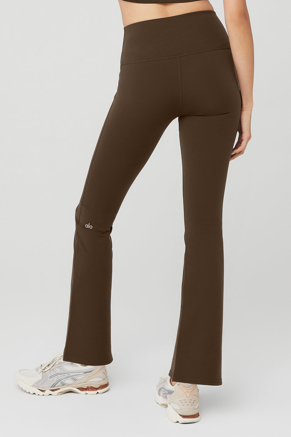 Chocolate Women's Alo Yoga Airbrush High-Waist 7/8 Bootcut Leggings | XDL-349275