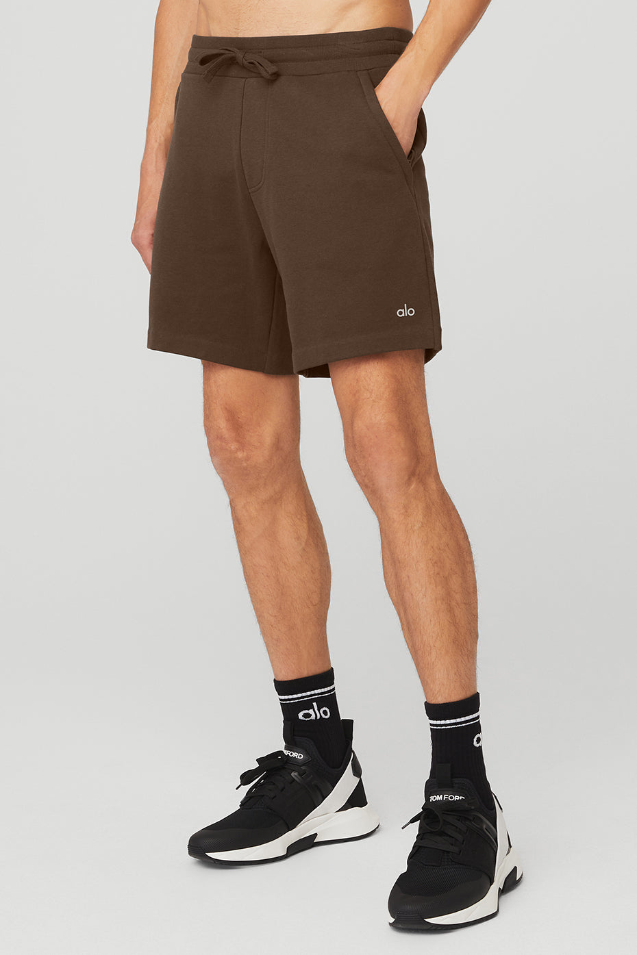 Coffee Men\'s Alo Yoga Chill Shorts | JKF-518432