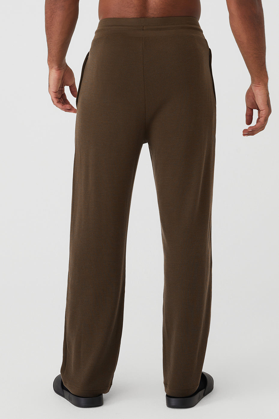 Coffee Men's Alo Yoga Micro Waffle Fast Break Sweatpants | UEA-451938