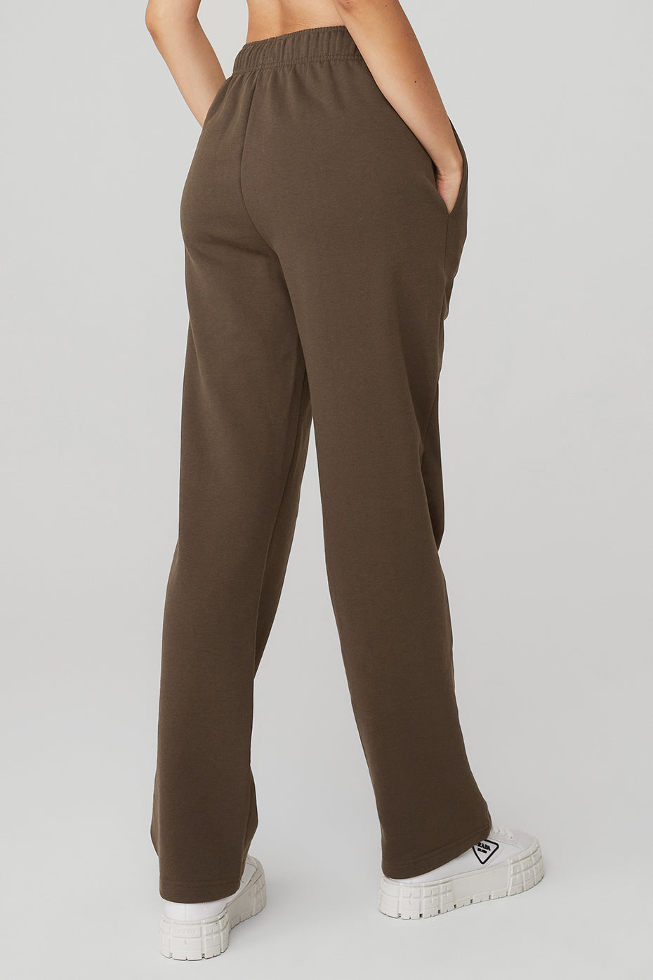 Coffee Women's Alo Yoga Accolade Straight Leg Sweatpants | JQB-241687