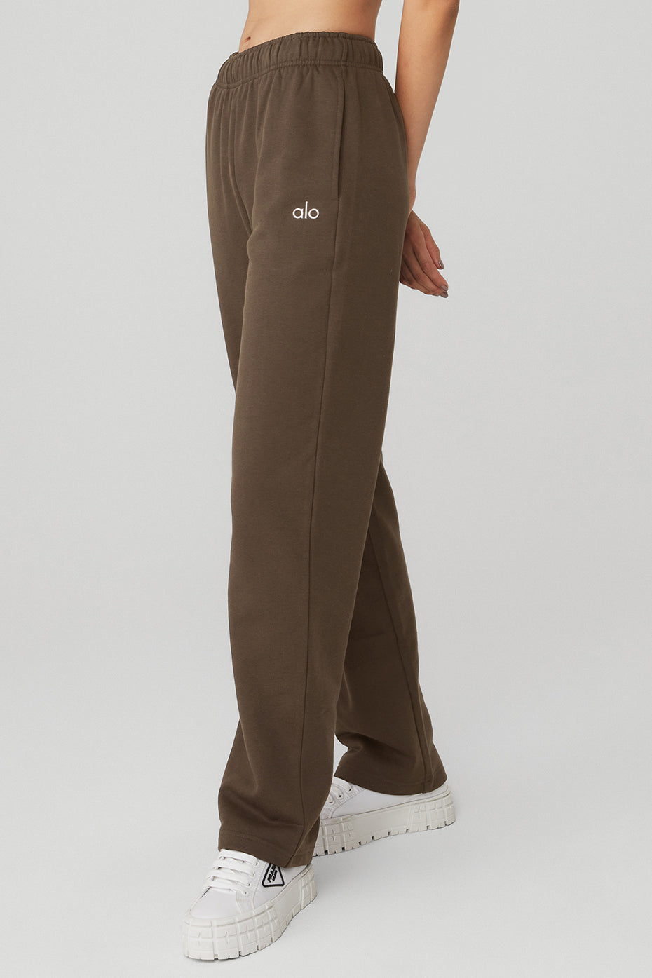 Coffee Women's Alo Yoga Accolade Straight Leg Sweatpants | JQB-241687