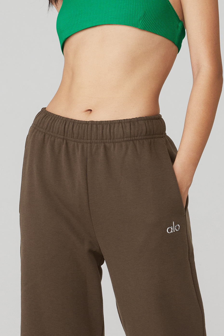 Coffee Women's Alo Yoga Accolade Straight Leg Sweatpants | JQB-241687