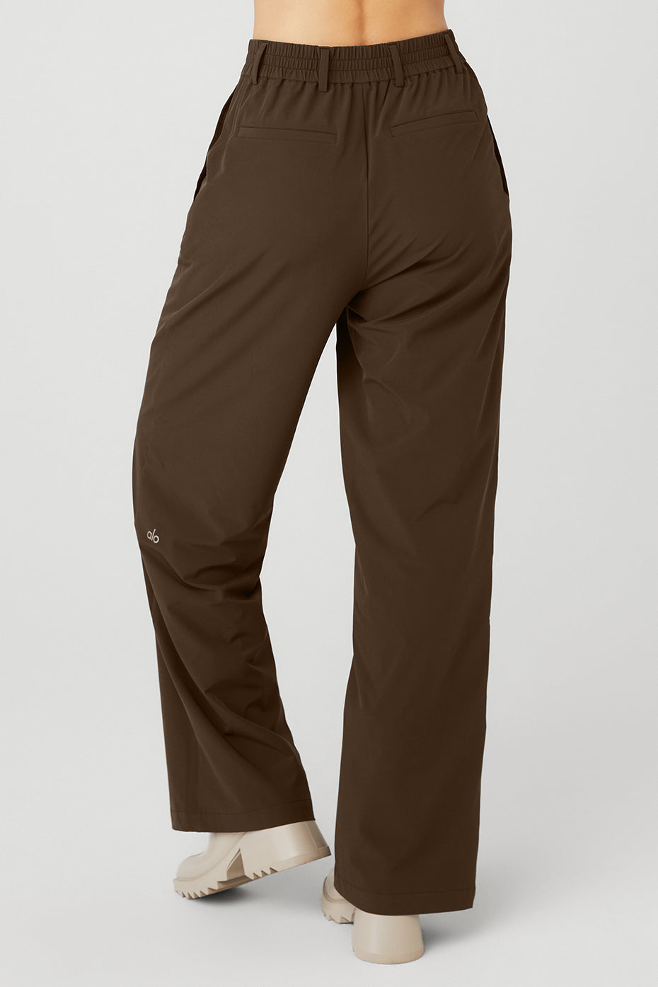 Coffee Women's Alo Yoga High-Waist Pursuit Trousers | EOT-485263