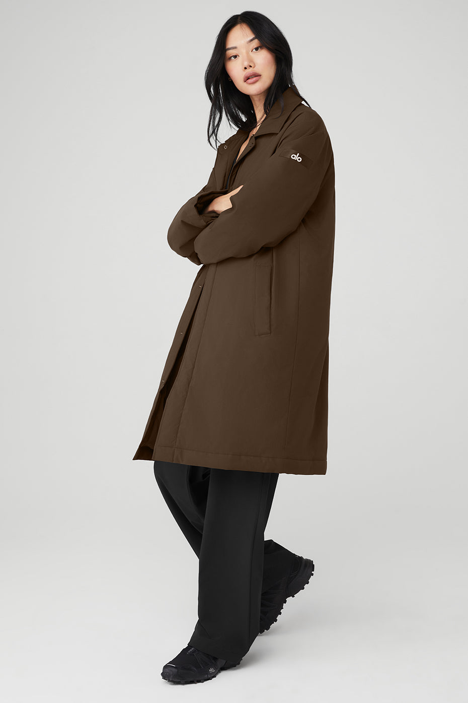 Coffee Women's Alo Yoga Signature Coats | QWA-401287