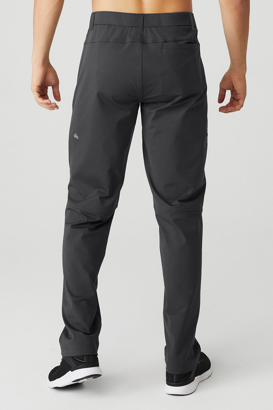 Dark Grey Men's Alo Yoga Block Pants | LOB-312795