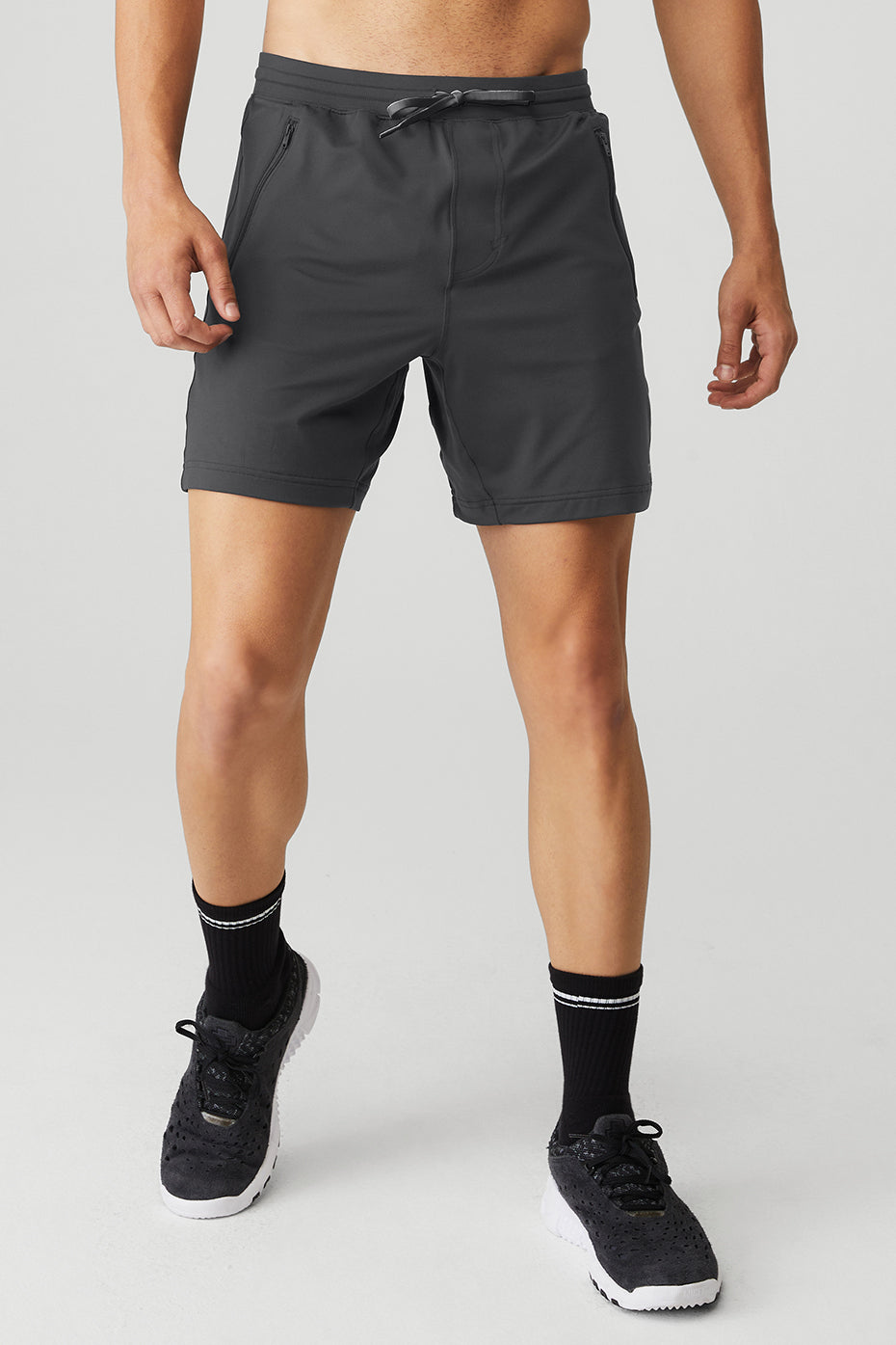 Dark Grey Men\'s Alo Yoga Conquer Reform Shorts | KGS-019376