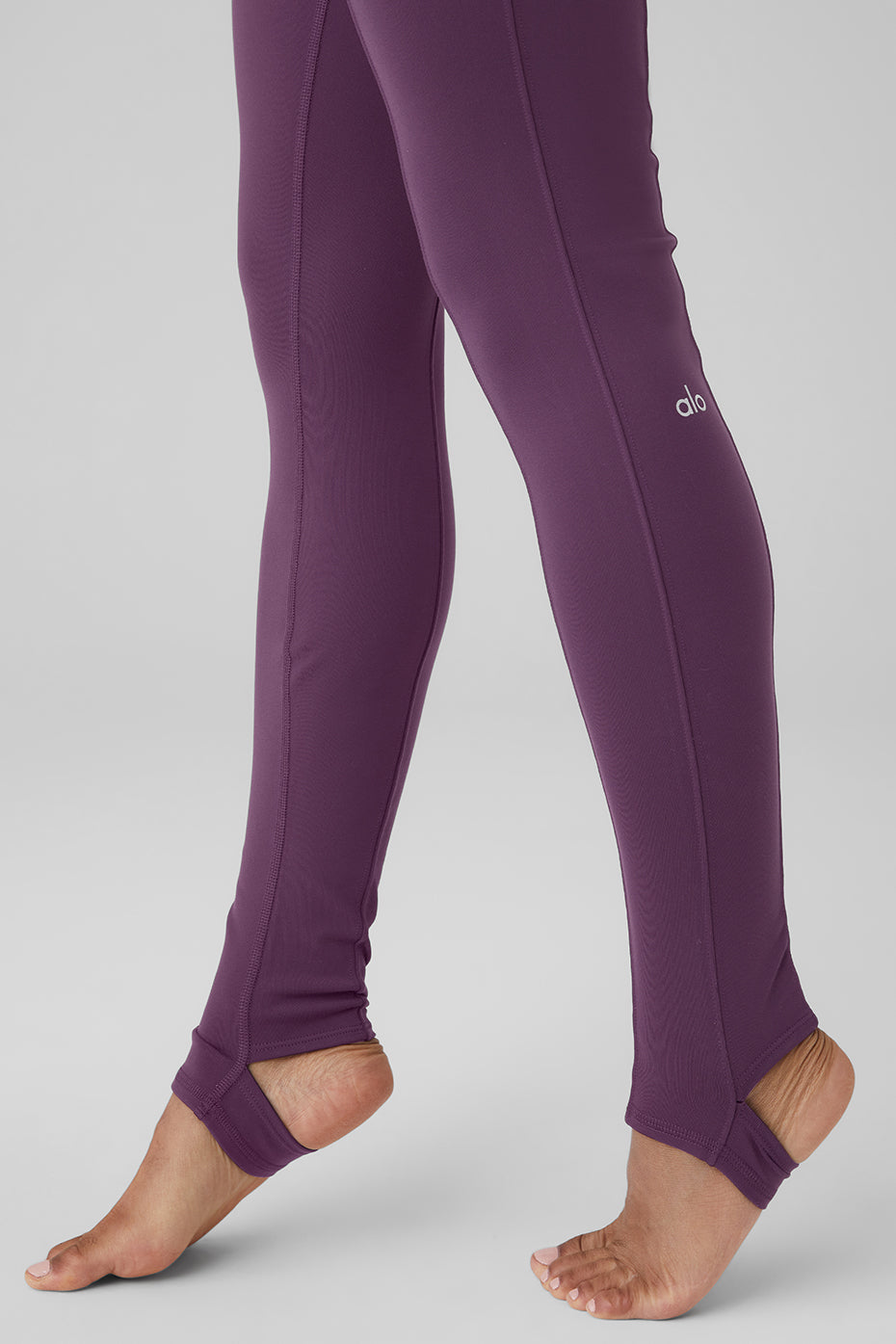 Dark Purple Women's Alo Yoga Airbrush High-Waist Enso Leggings | FHN-798513