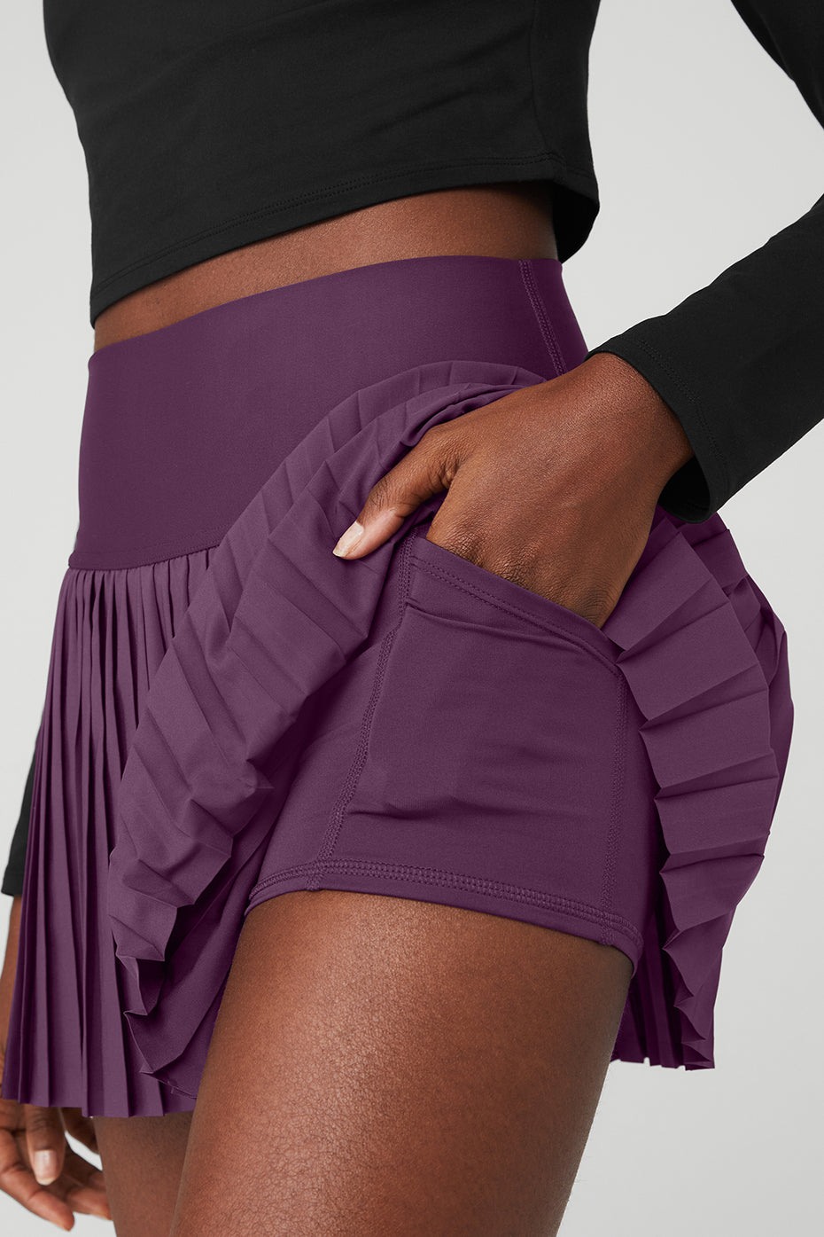 Dark Purple Women's Alo Yoga Grand Slam Tennis Skirts | XFA-832049