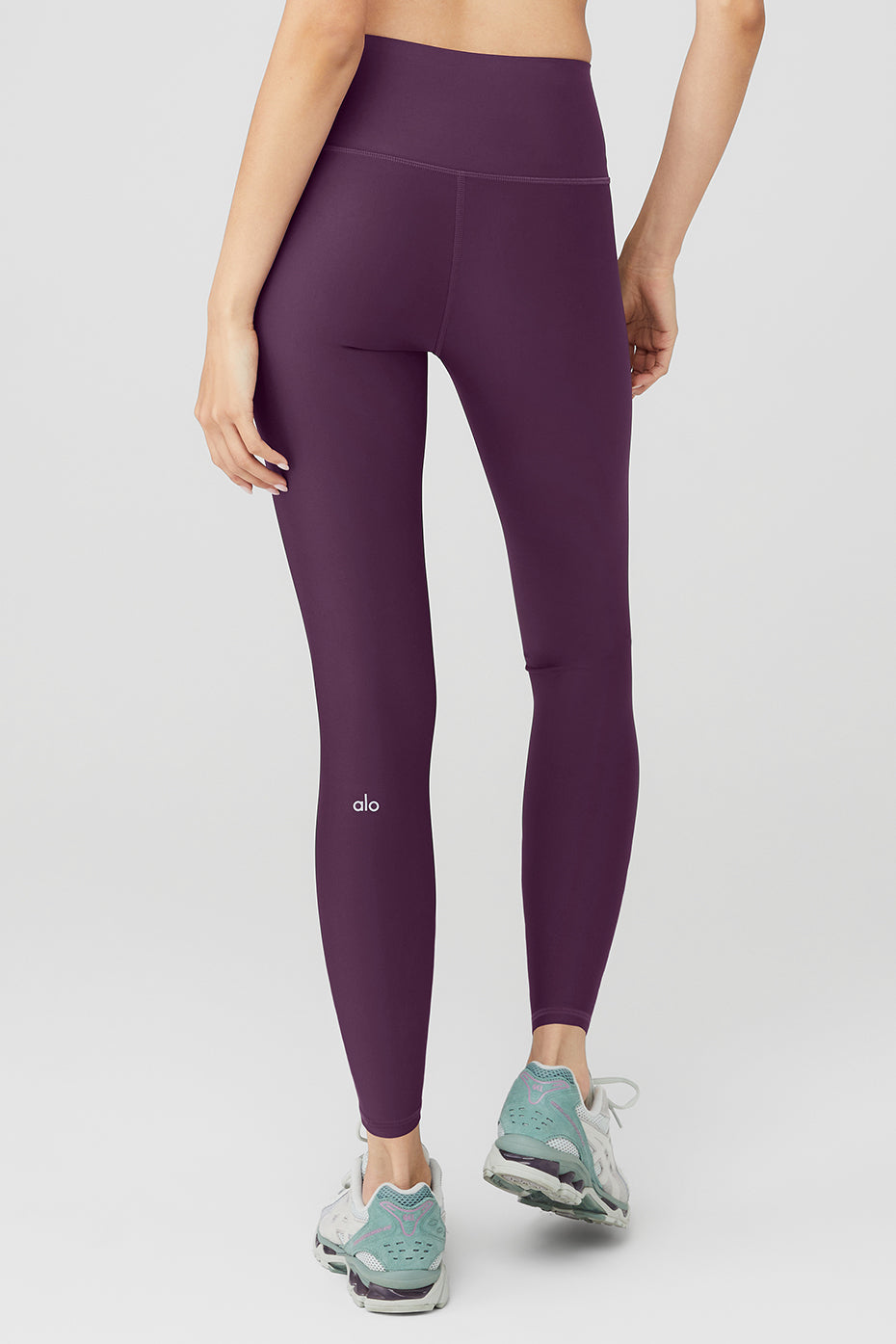 Dark Purple Women's Alo Yoga High-Waist Airlift Leggings | NCE-361489