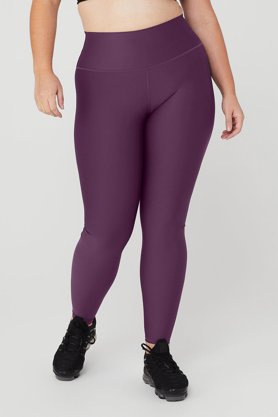 Dark Purple Women's Alo Yoga High-Waist Airlift Leggings | NCE-361489