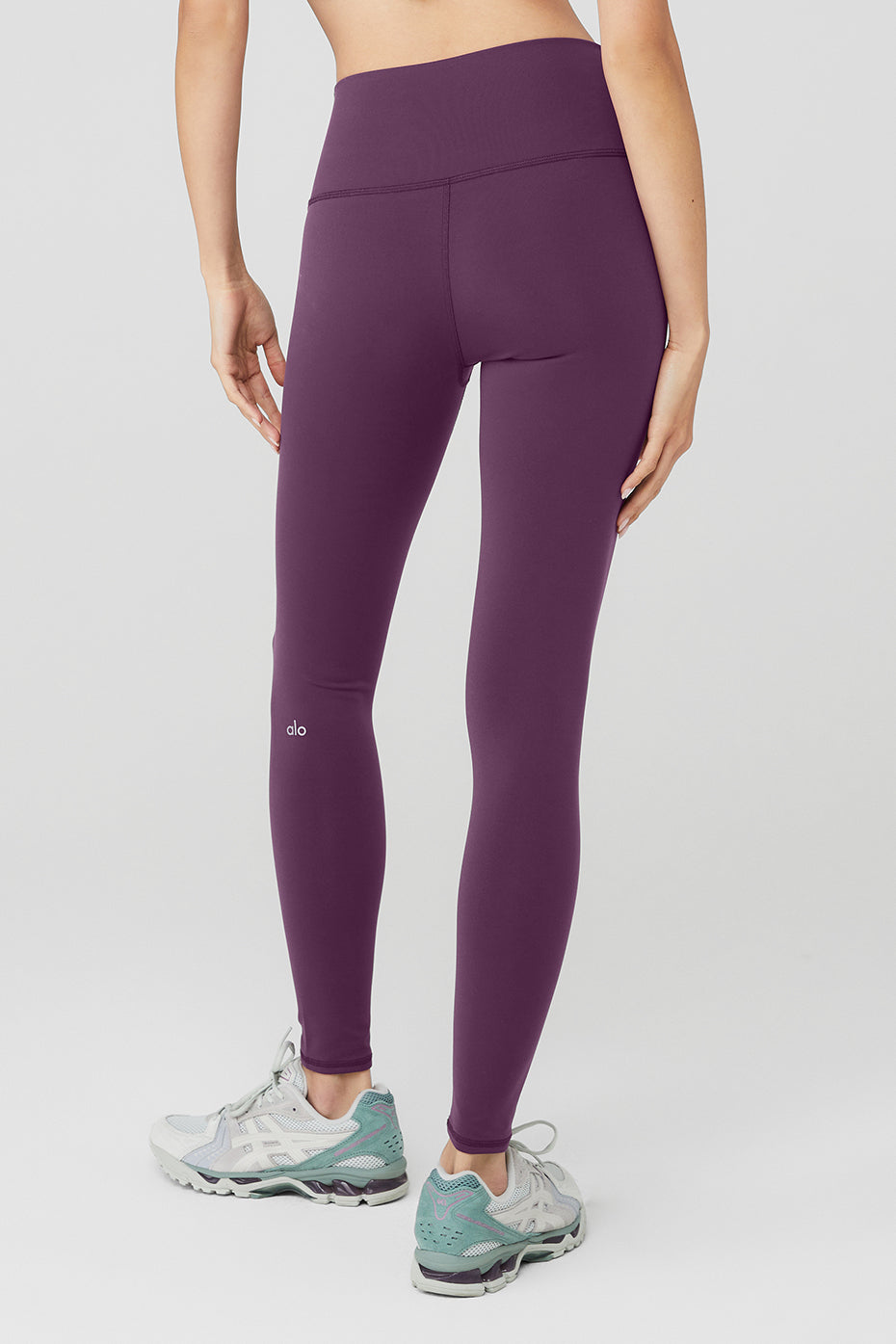 Dark Purple Women's Alo Yoga High-Waist Airbrush Leggings | PRX-806921