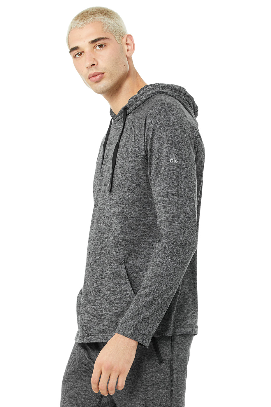 Deep Grey Men's Alo Yoga The Conquer Hoodie | CMR-640895