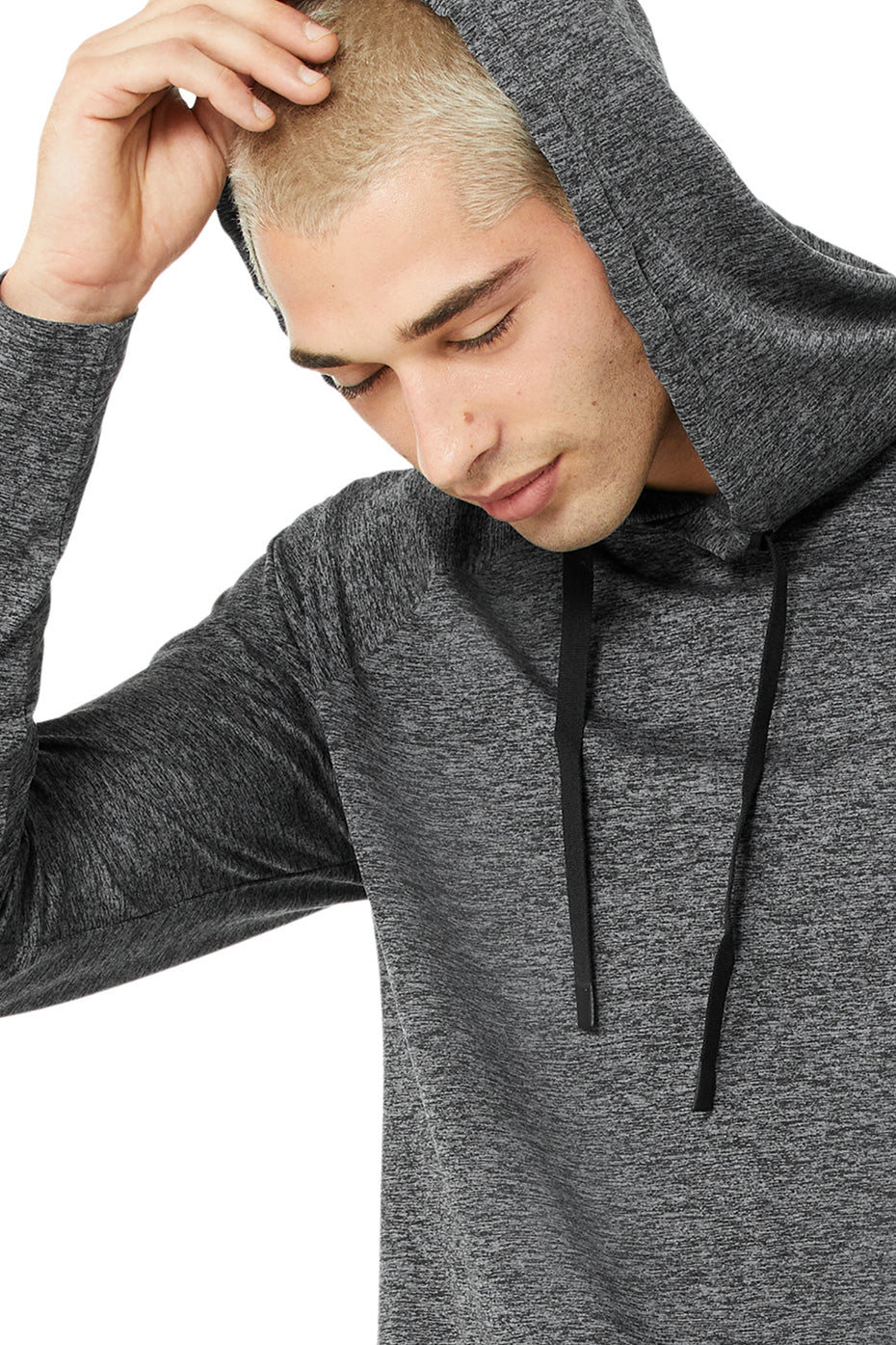 Deep Grey Men's Alo Yoga The Conquer Hoodie | CMR-640895