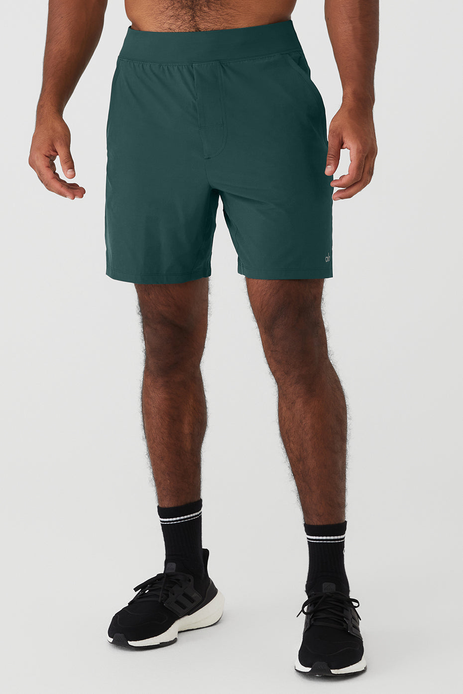 Green Men\'s Alo Yoga 7\'\' Repetition Shorts | IOL-163720