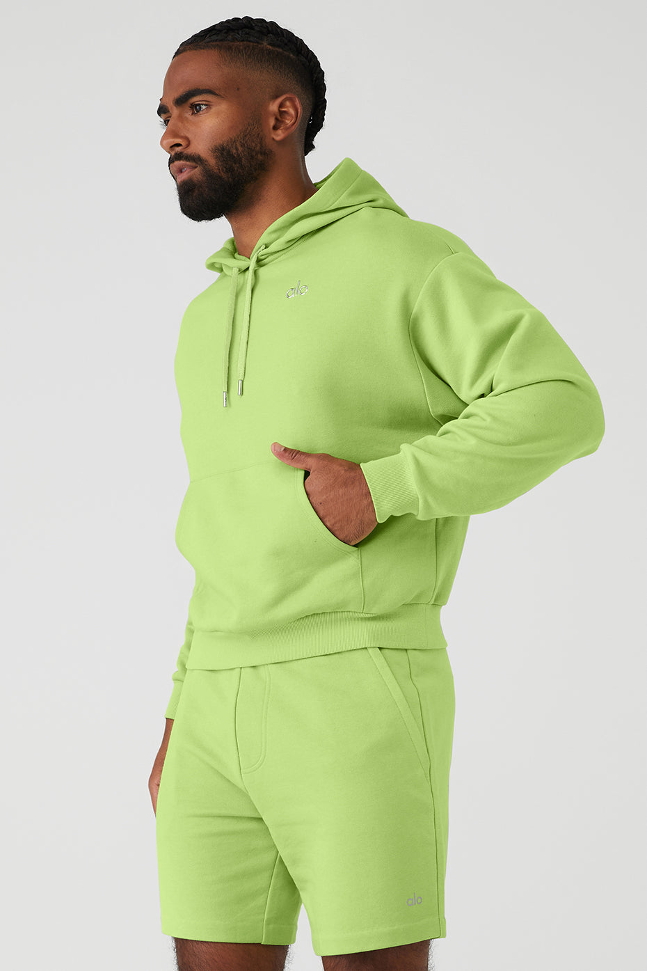 Green Men's Alo Yoga Accolade Hoodie | ESG-802759