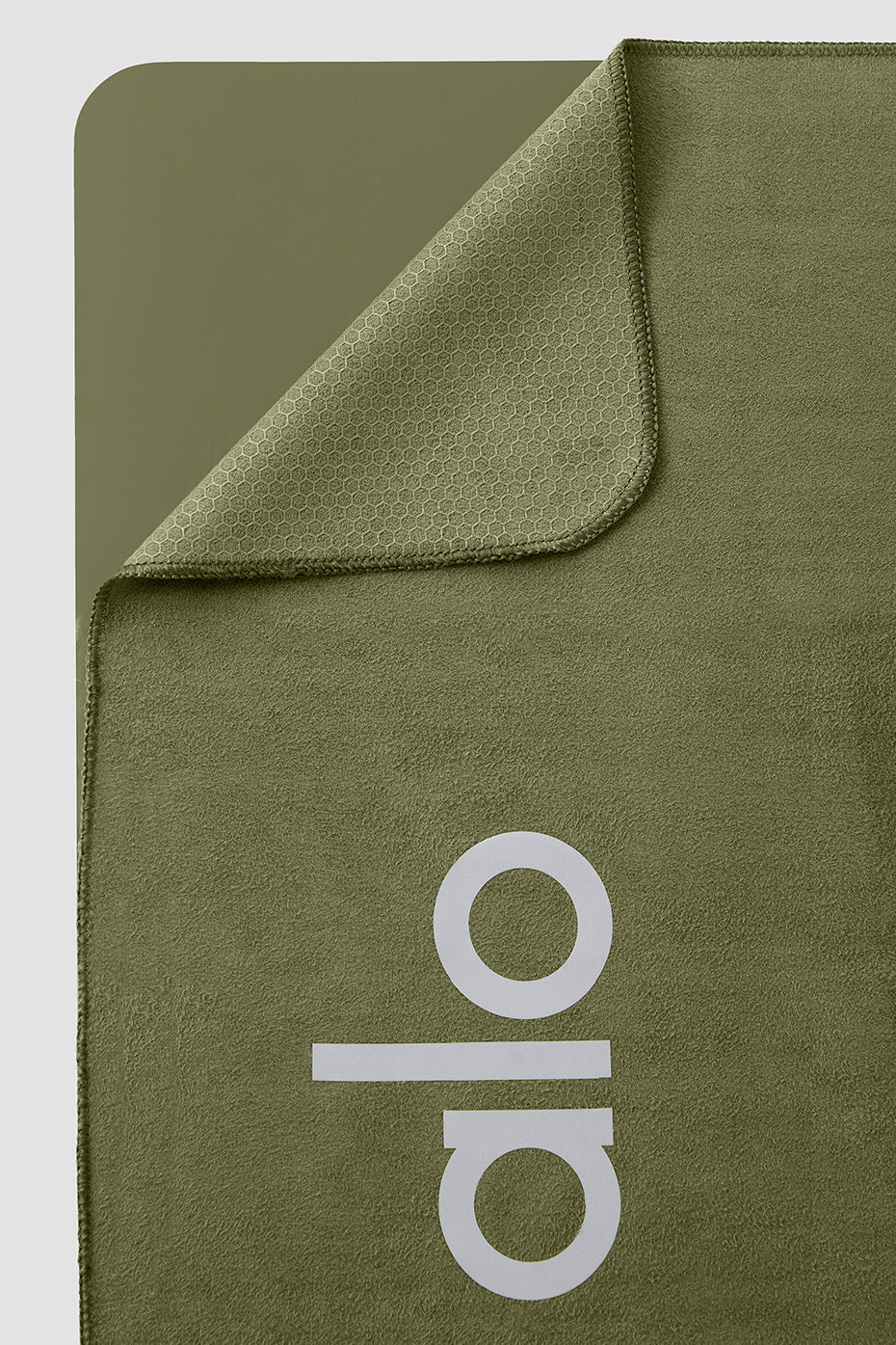 Green Unisex Alo Yoga Grounded No-Slip Towel Yoga Mats | GVX-651980