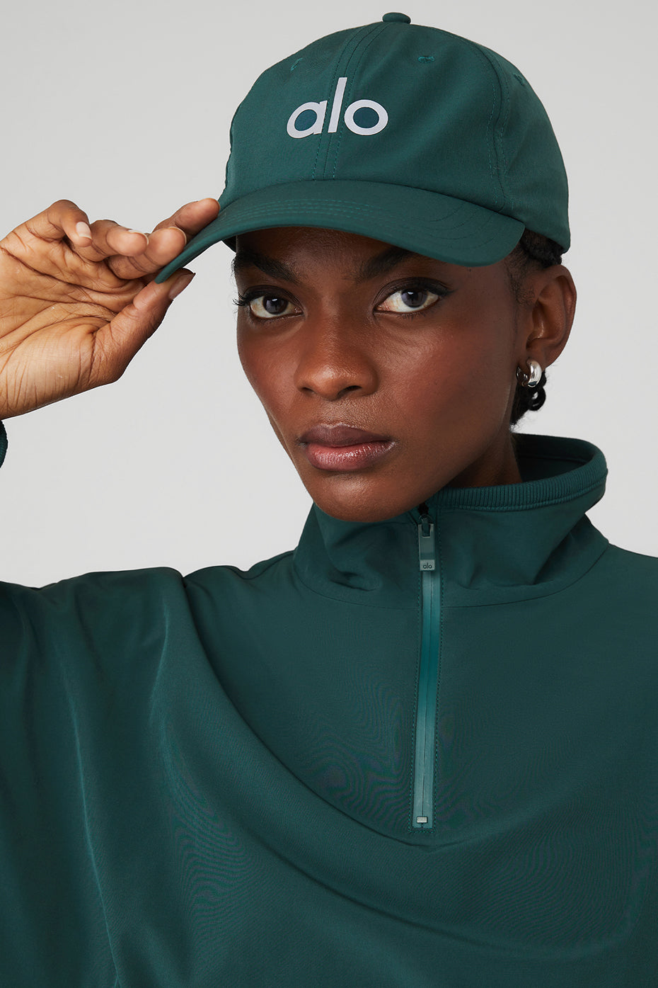 Green Unisex Alo Yoga Performance Off-Duty Hats | DJQ-614320