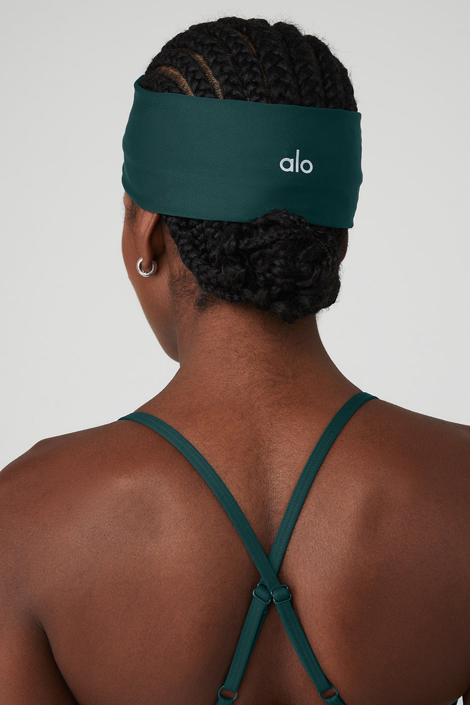 Green Women's Alo Yoga Airlift Headband Hair Accessories | WDE-054639