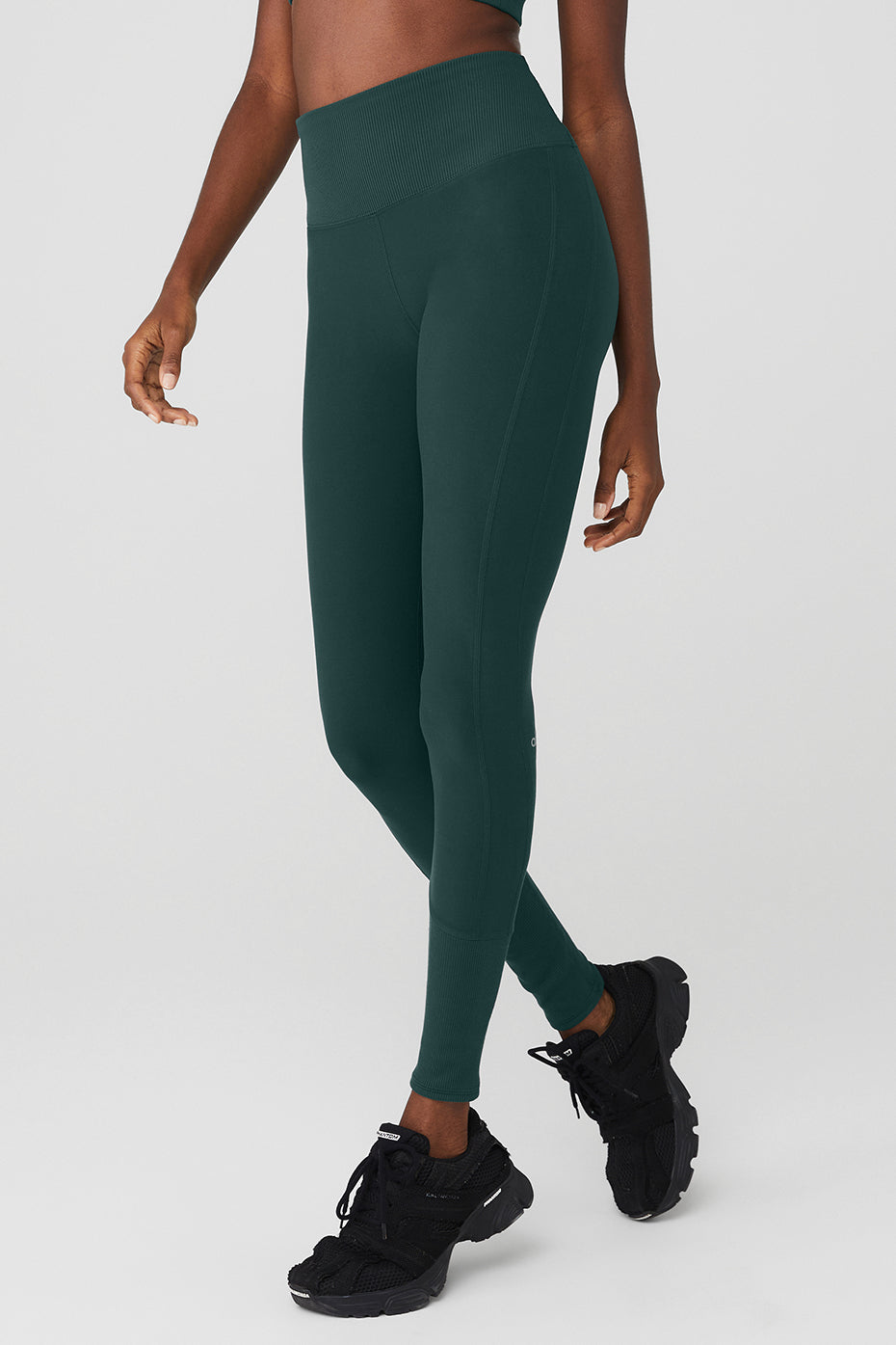 Green Women's Alo Yoga High-Waist Alosoft Lounge Leggings | TCJ-908634