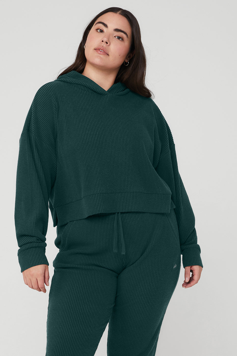 Green Women's Alo Yoga Muse Hoodie | ROX-735461