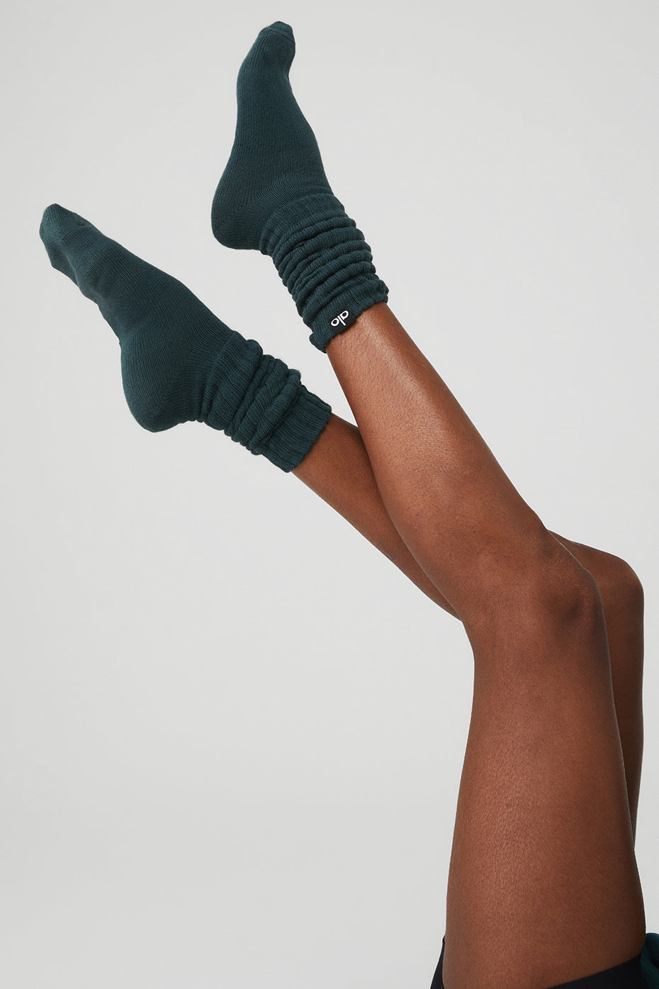 Green Women's Alo Yoga Scrunch Socks | QBL-680152