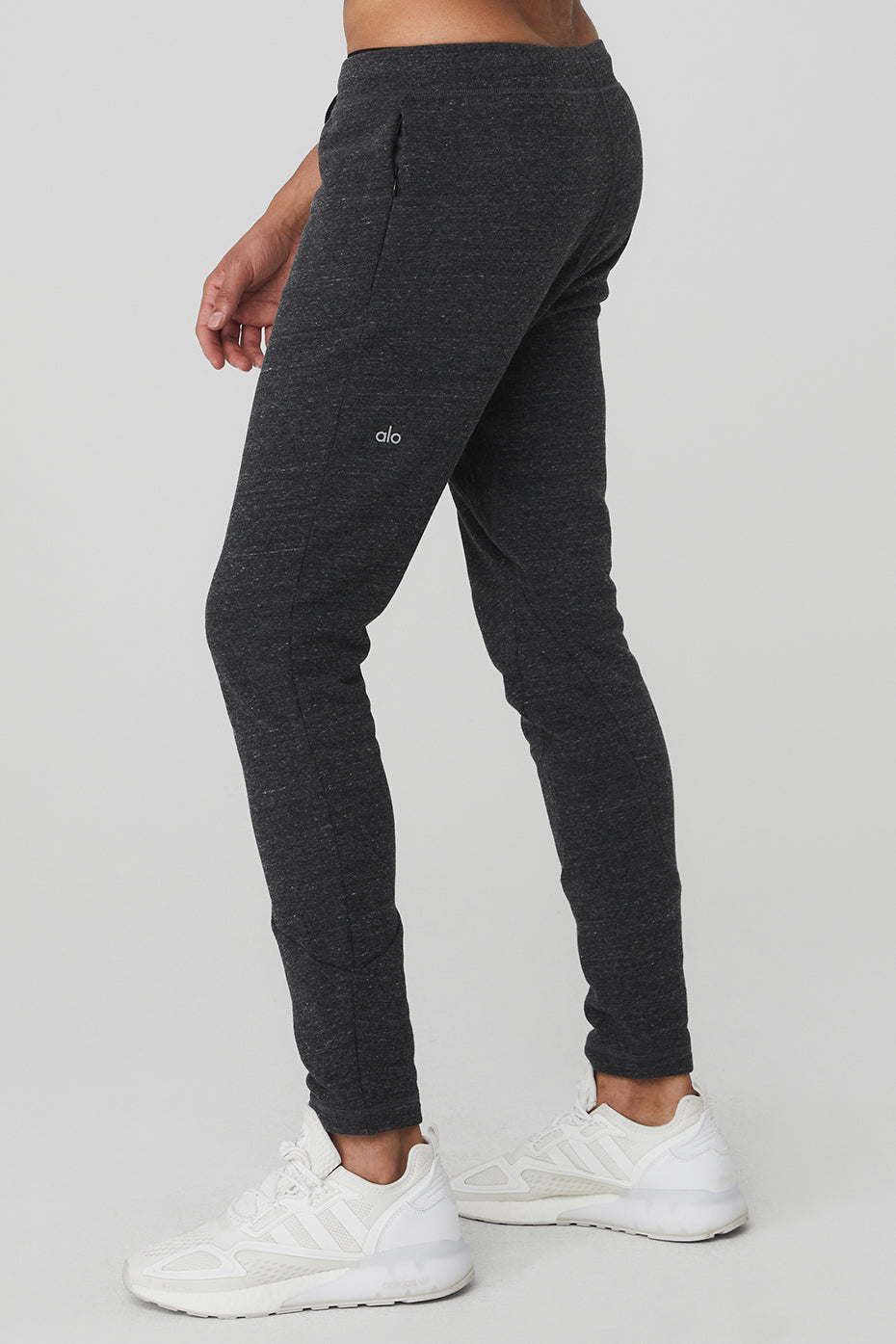 Grey Black Men's Alo Yoga The Triumph Sweatpants | DFL-602378