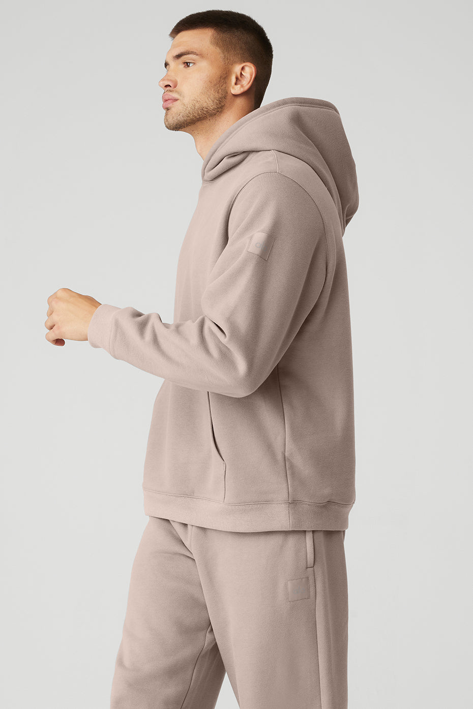 Grey Brown Men's Alo Yoga Renown Heavy Weight Hoodie | CUH-514920