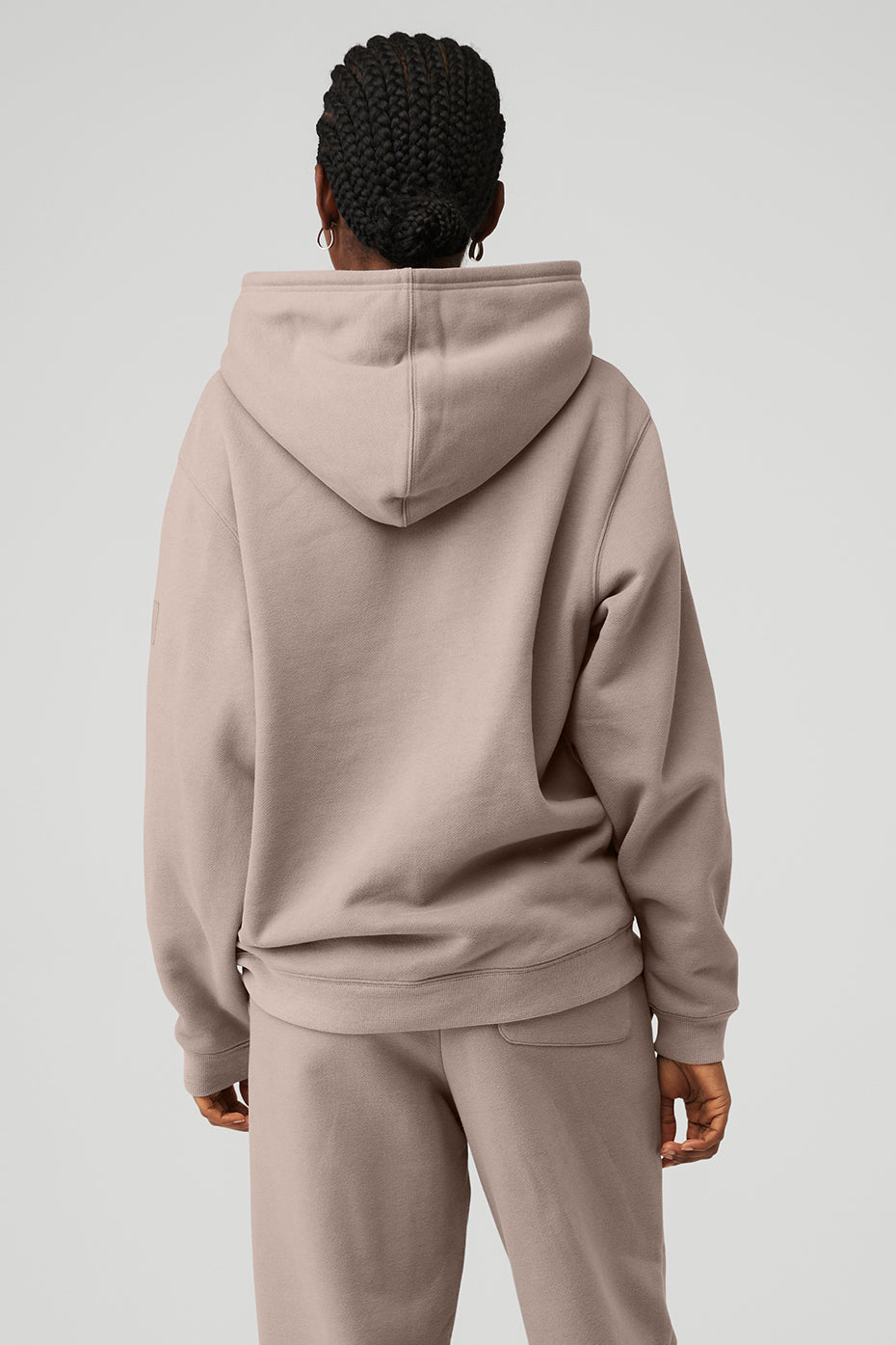 Grey Brown Women's Alo Yoga Renown Heavy Weight Hoodie | MUW-604982