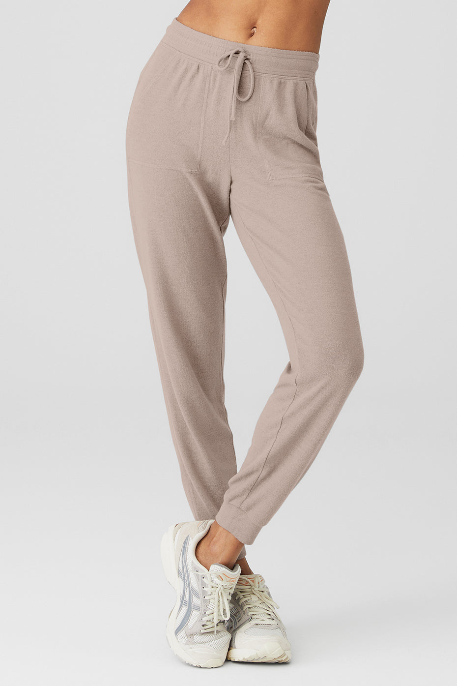 Grey Brown Women's Alo Yoga Soho Sweatpants | SOR-812306