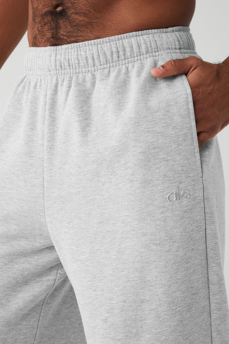 Grey Men's Alo Yoga Accolade Straight Leg Sweatpants | WJA-815629