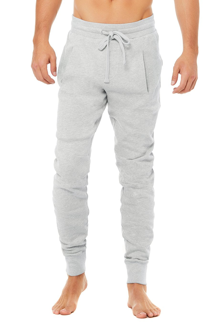 Grey Men\'s Alo Yoga Base Sweatpants | BZL-416283