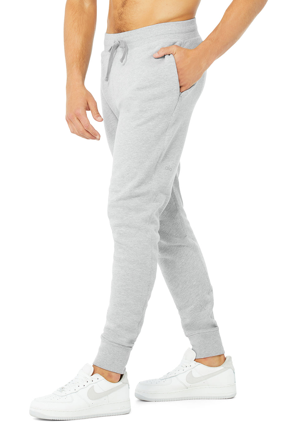 Grey Men's Alo Yoga Baseline Sweatpants | BHP-572046