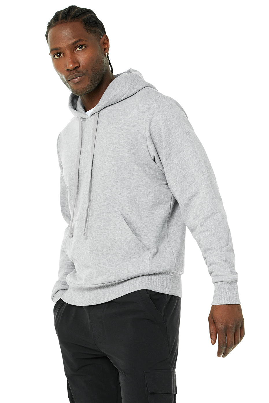 Grey Men's Alo Yoga Caliber Hoodie | LDN-982736