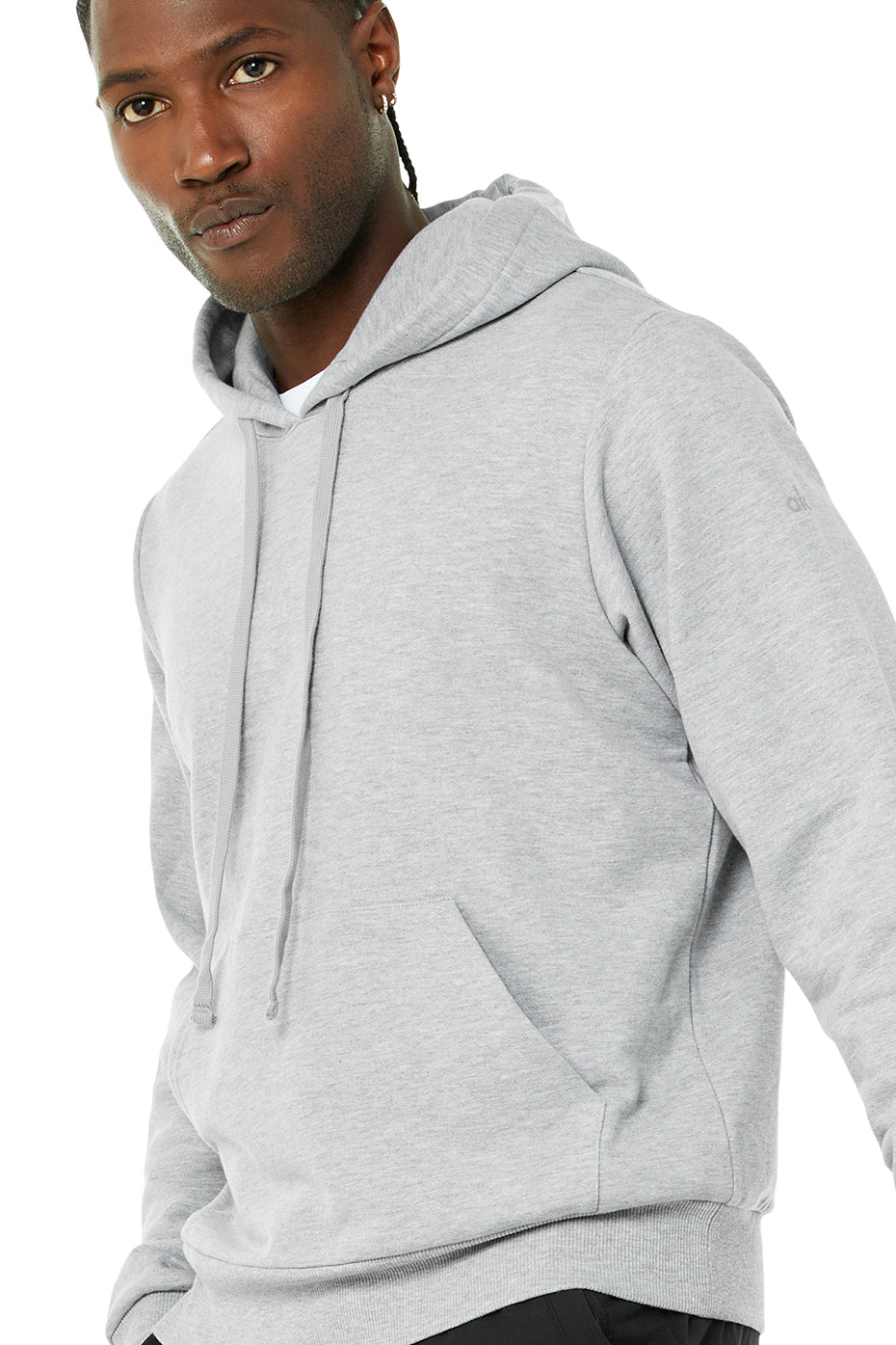 Grey Men's Alo Yoga Caliber Hoodie | LDN-982736