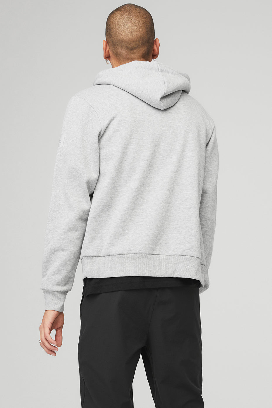 Grey Men's Alo Yoga Everyday Full Zip Hoodie | LHY-963805