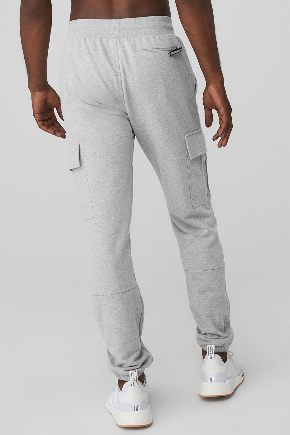 Grey Men's Alo Yoga Highline Cargo Sweatpants | LEZ-692378