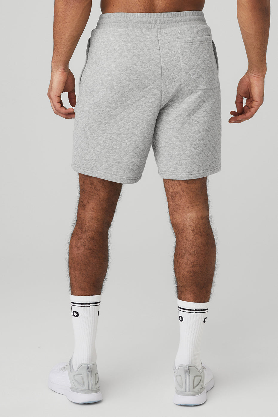 Grey Men's Alo Yoga Quilted Stadium Shorts | EPZ-897540