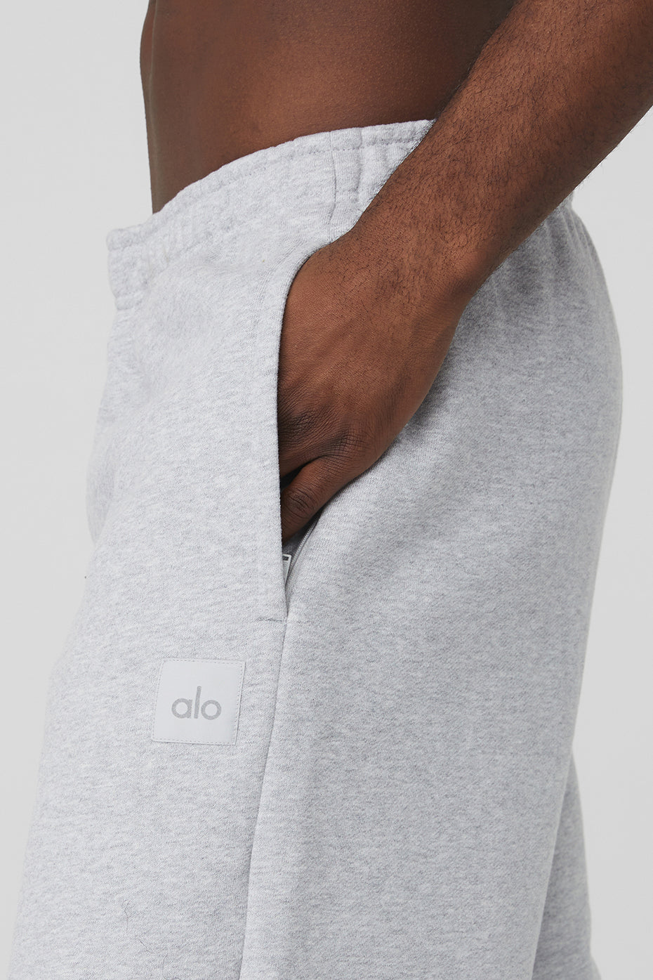 Grey Men's Alo Yoga Renown Heavy Weight Sweatpants | ITE-082753