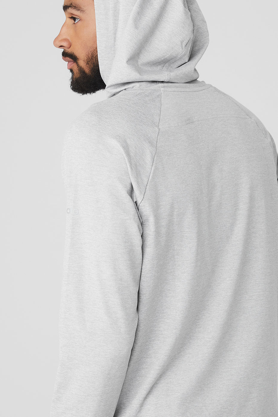 Grey Men's Alo Yoga The Conquer Hoodie | ERS-486317