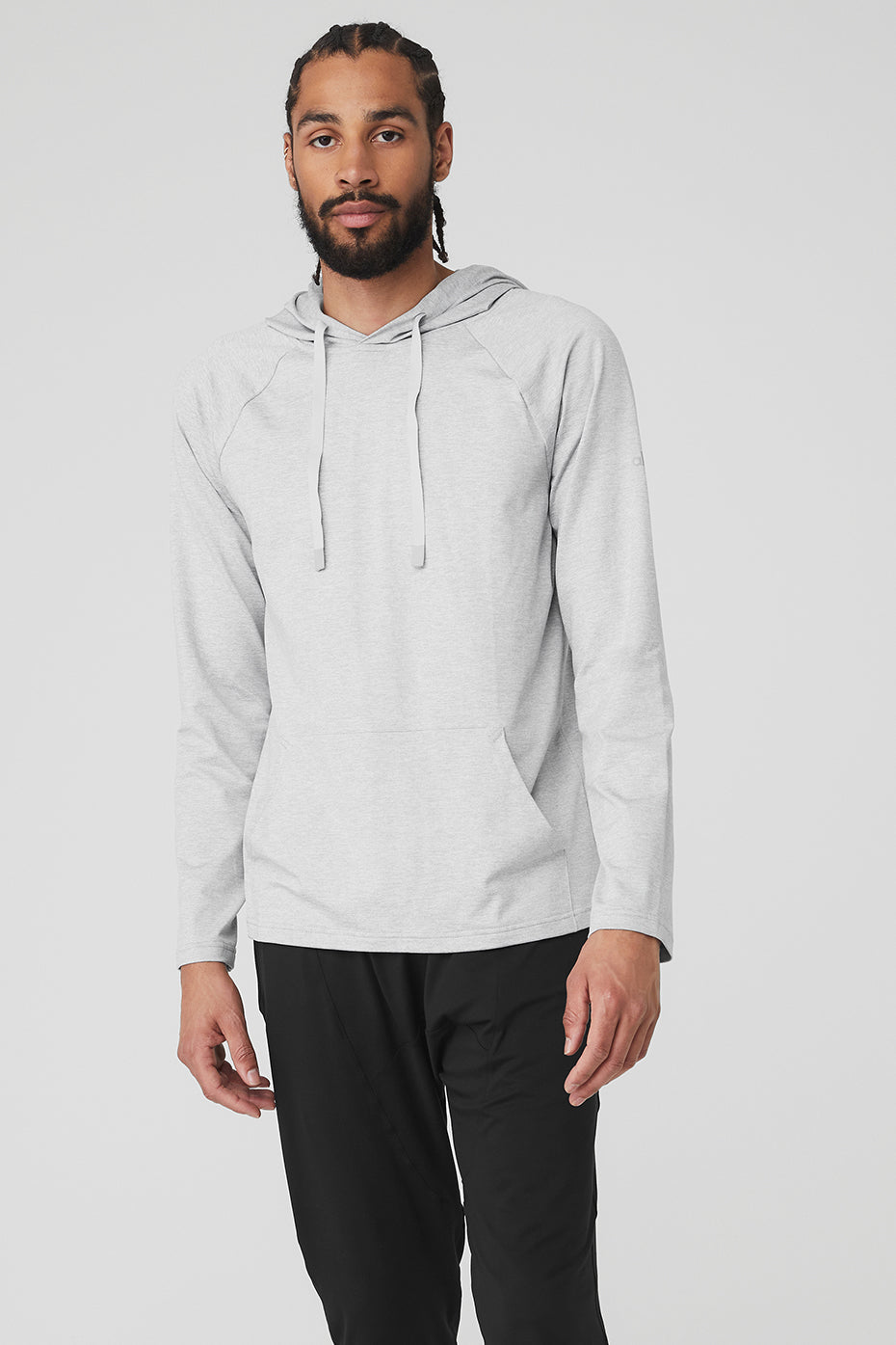 Grey Men\'s Alo Yoga The Conquer Hoodie | ERS-486317